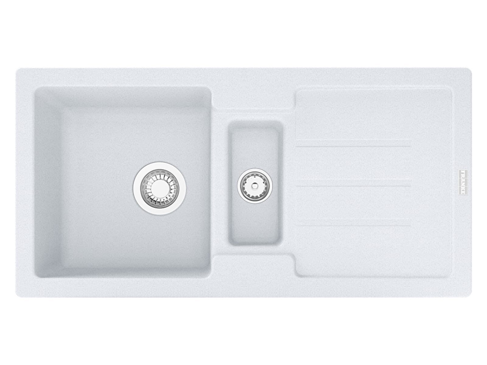 FRANKE Granitspüle, rechteckig, 86/44 cm, (1 St), aus Sanitized®