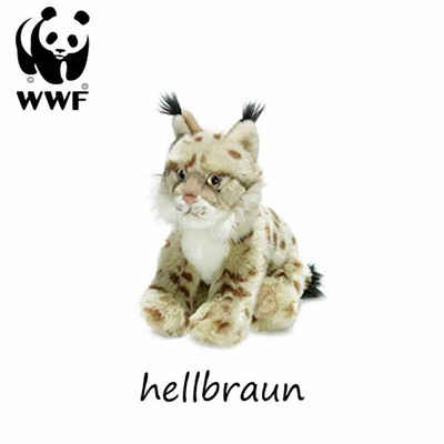 WWF Kuscheltier Plüschtier Luchs (23cm, hellbraun)