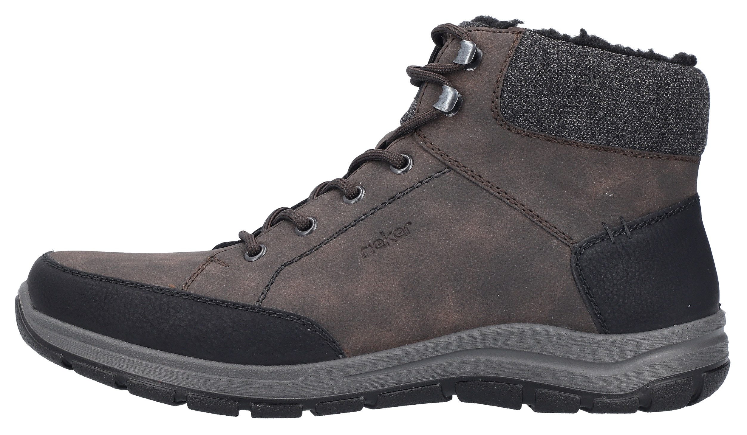 Rieker Winterboots, Schnürboots, Outdoorschuh mit praktischem Innenreißverschluss