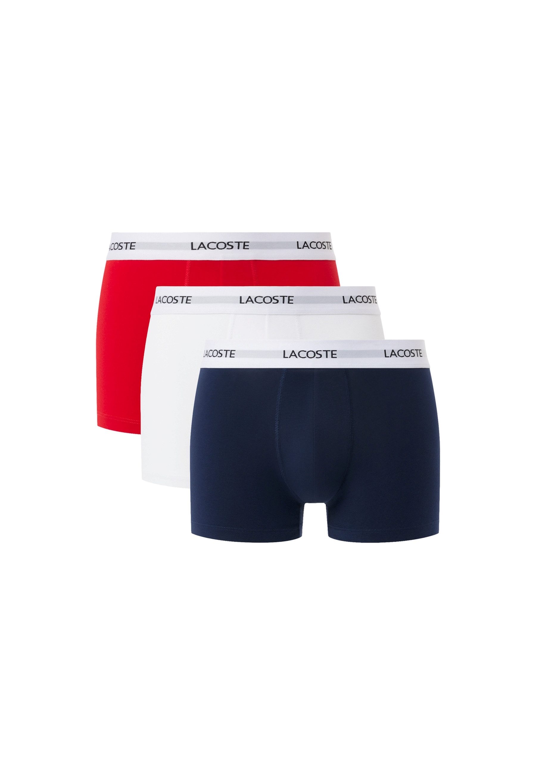 Lacoste Boxershorts Boxershorts Unterhosen 3-Pack (3-St)
