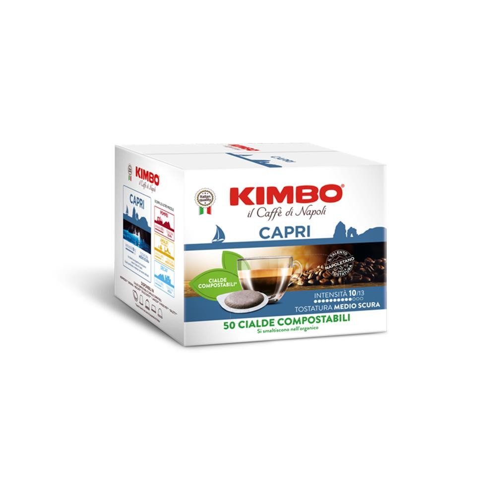 Kimbo Kaffee CAPRI 44mm ESE Pads 50 Stück Kaffeepads Kaffee, 1 x 50 St., intensiv, vollmundig, aromatisch