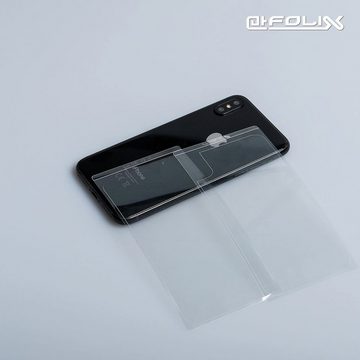 Bruni Schutzfolie Glasklare Displayschutzfolie für Apple iPhone X, (2er Set), praktisch unsichtbar