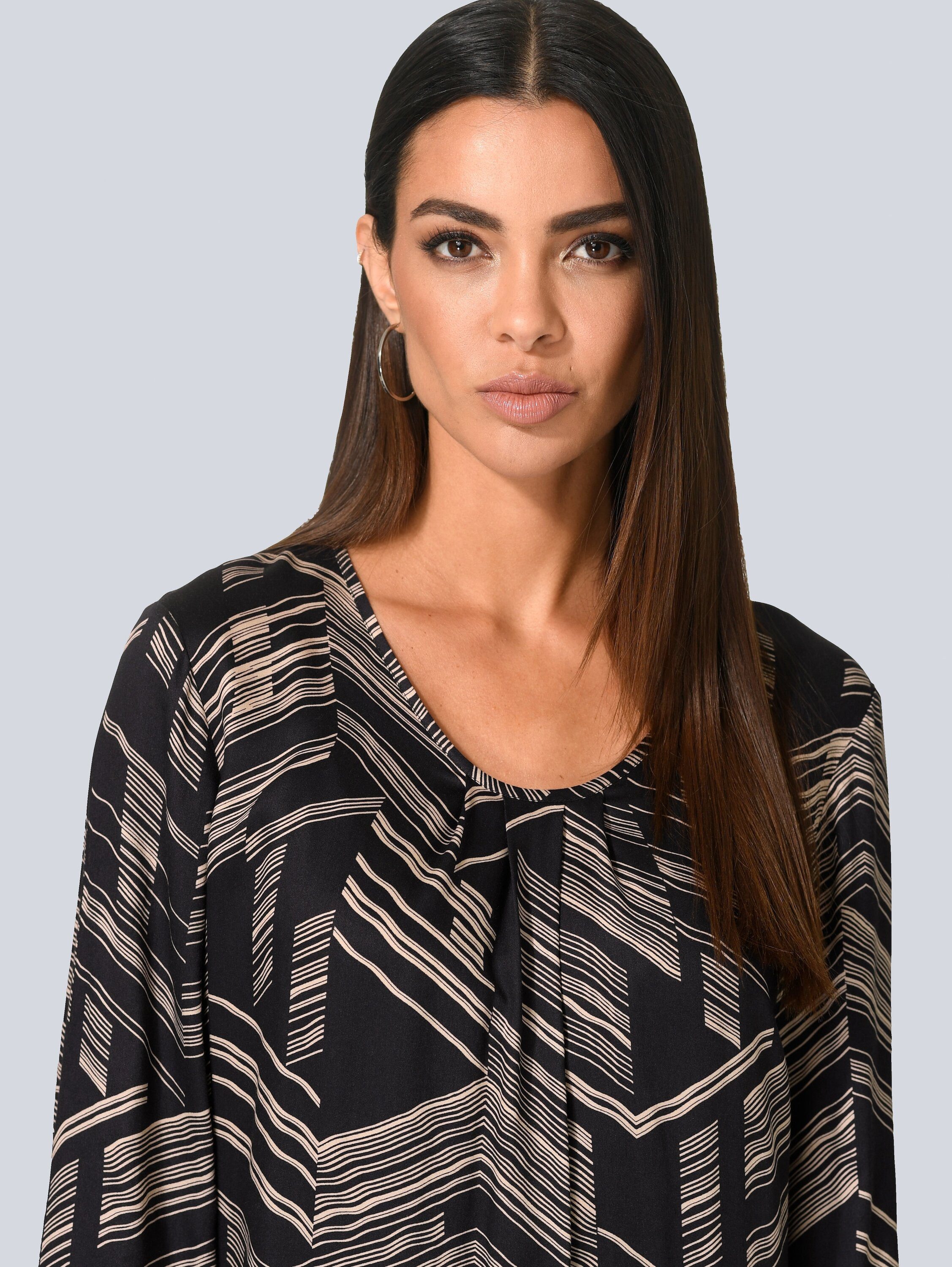 Alba Moda Druckkleid Kleid mit grafischem Druck