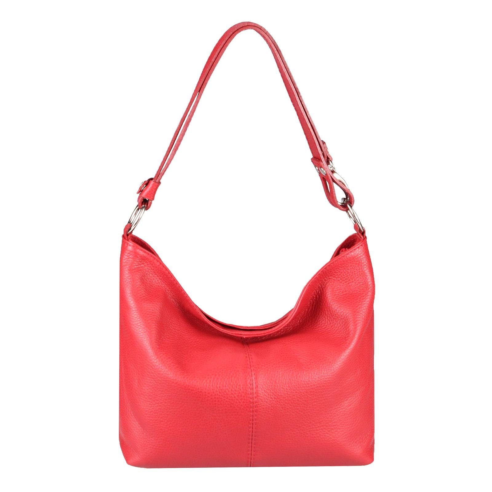 Shopper Made in Italy Damen Leder Tasche Schultertasche