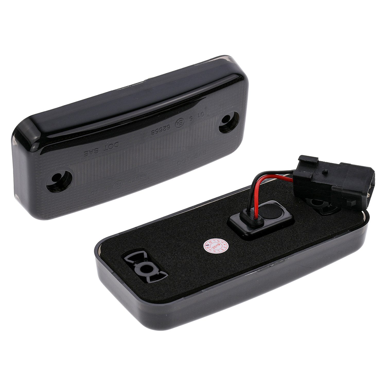 BRANDT AUTOMOTIVE KFZ-Ersatzleuchte KFZ Seitenmarkierungsleuchten LED Seiten Blinker Schwarz, für DAF 105 XF I (Sattelzug/Chassis) (AB 10.05); 85 I (07.92-02.9...