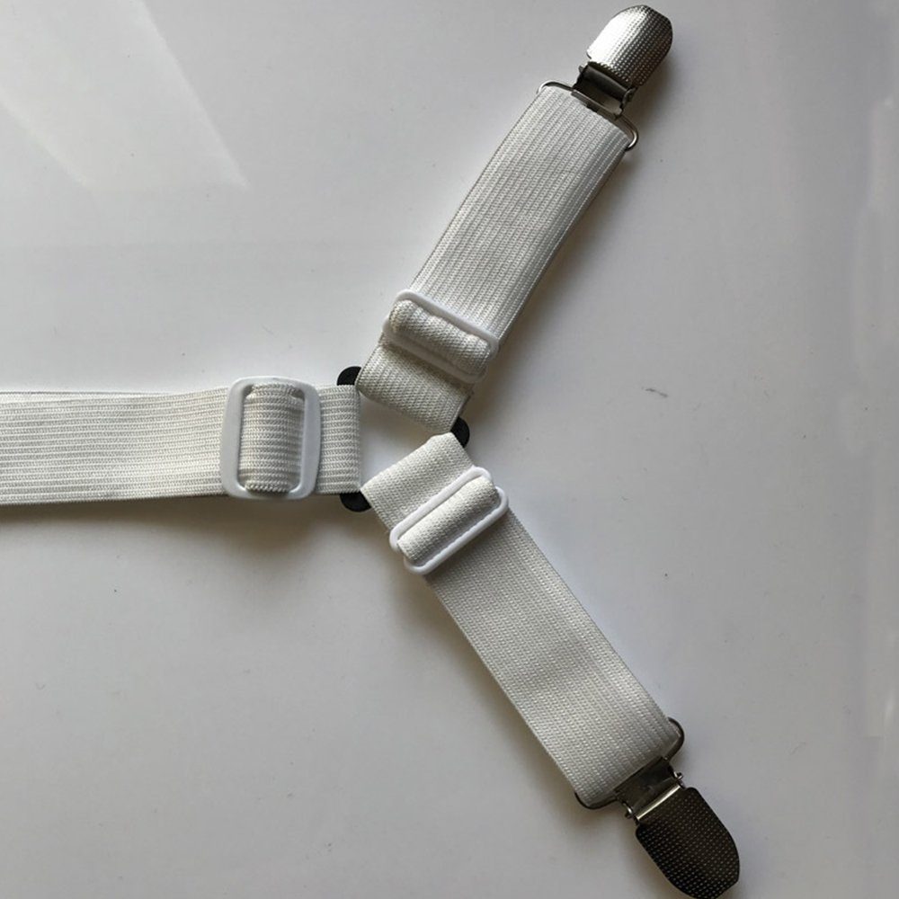 FELIXLEO Spannbettlaken Bettlakenspanner verstellbares Gummiband mit Metall günstig online kaufen