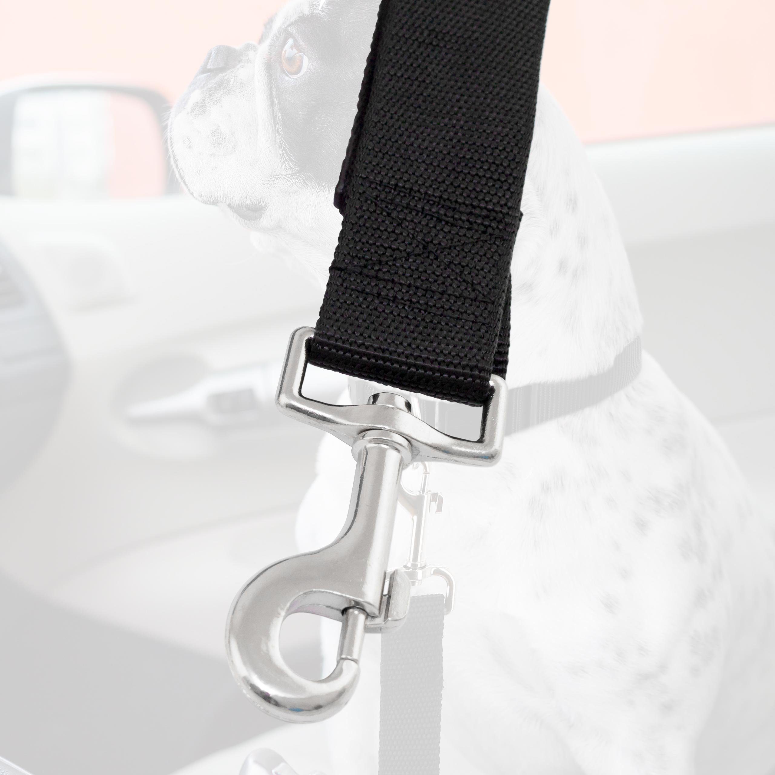 Lantelme Autohundegeschirr Auto Hundegurt Auswahl Länge Farbe Sicherheitsgurt Autogurt Adapter, Hunde Tier Gurtadapter 4,5cm Breit 60 bis 95cm Lang Tiertransport