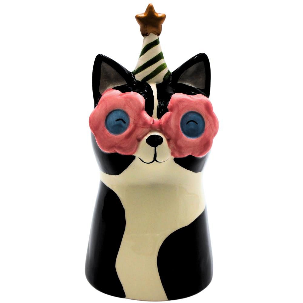 Dekohelden24 Dekovase Декоративні вази in verschiedenen Варіантиn, Tiervase, figürlich, humorvoller Charakter