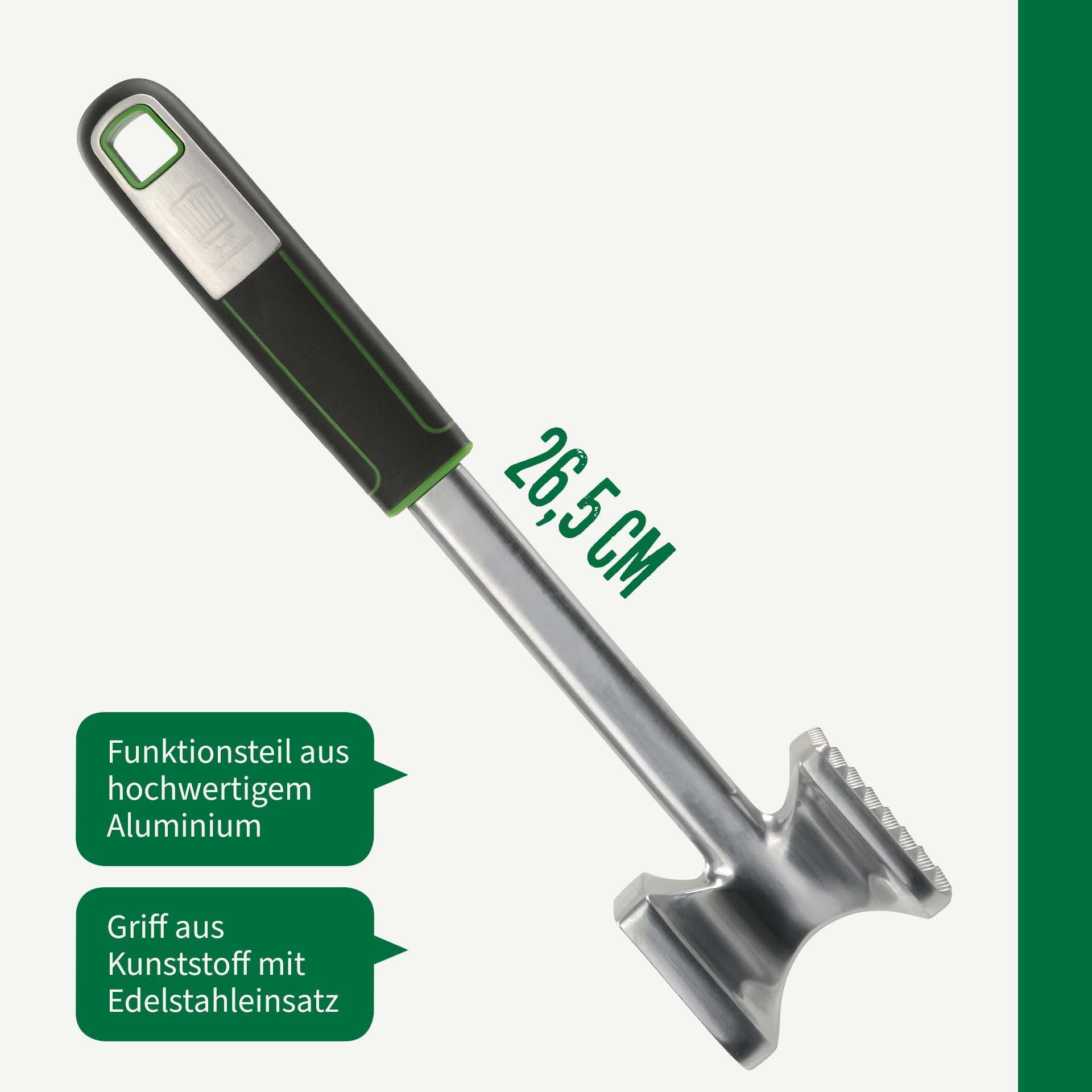 Chefkoch trifft Fackelmann Fleischklopfer Fleischklopfer Premium – Für perfekt geklopfte Schnitzel & Co.