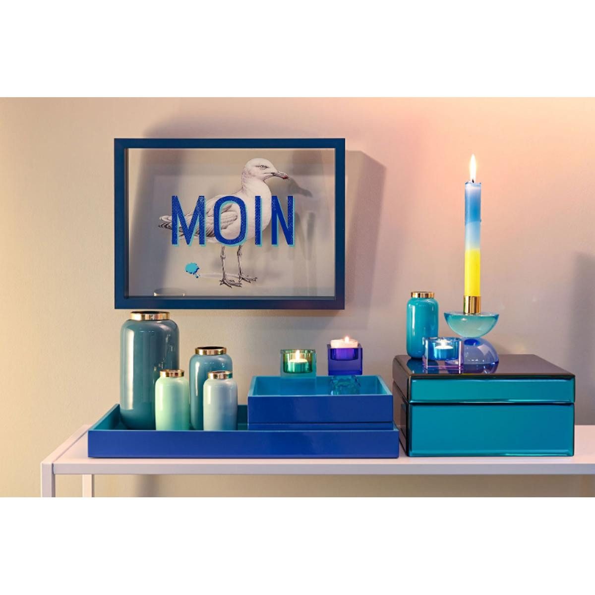 Giftcompany Wanddekoobjekt Glasbild Love Frames Seemannsbraut