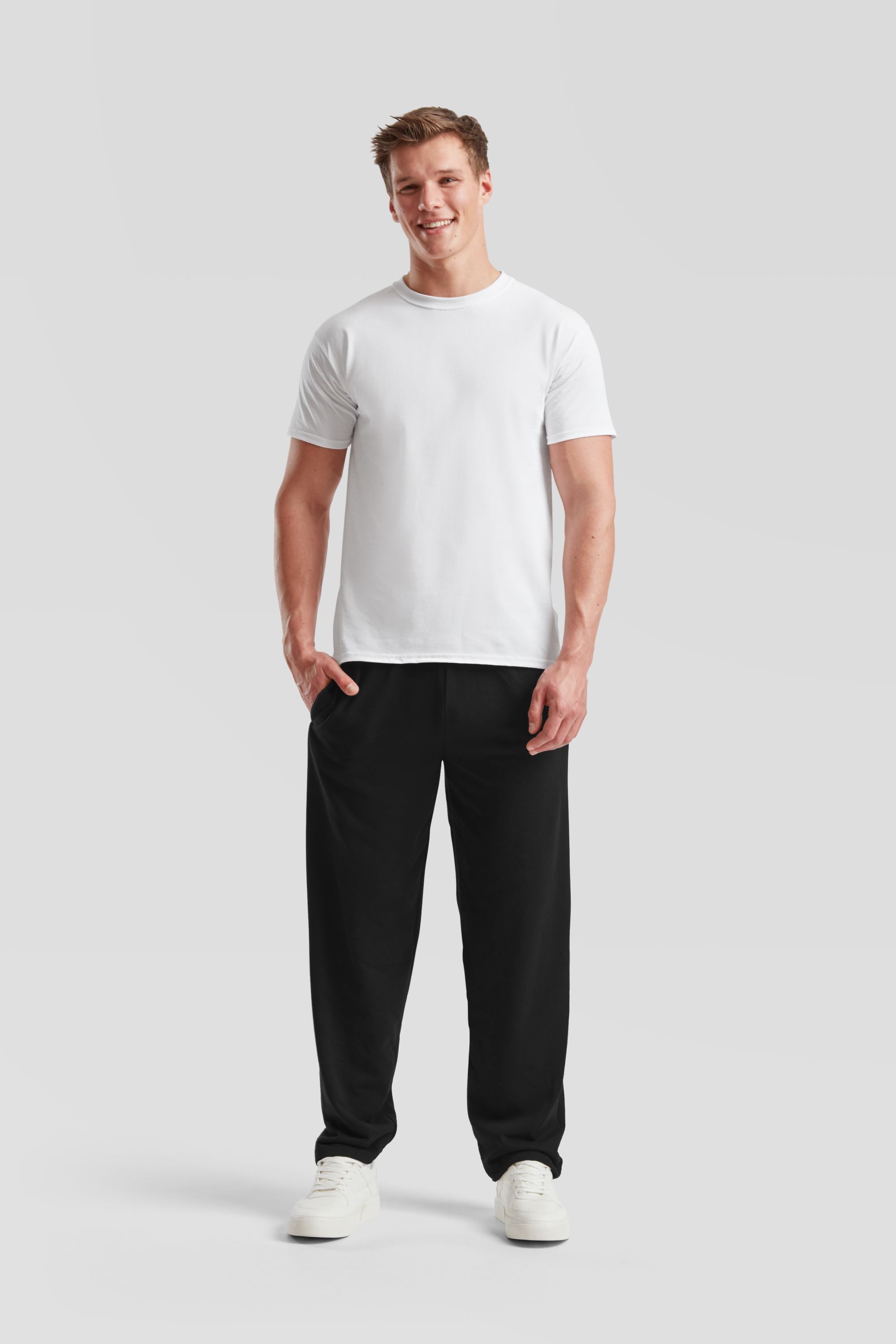 Fruit of the Loom Homewearhose Lightweight Open Hem Jog Pants günstig online kaufen