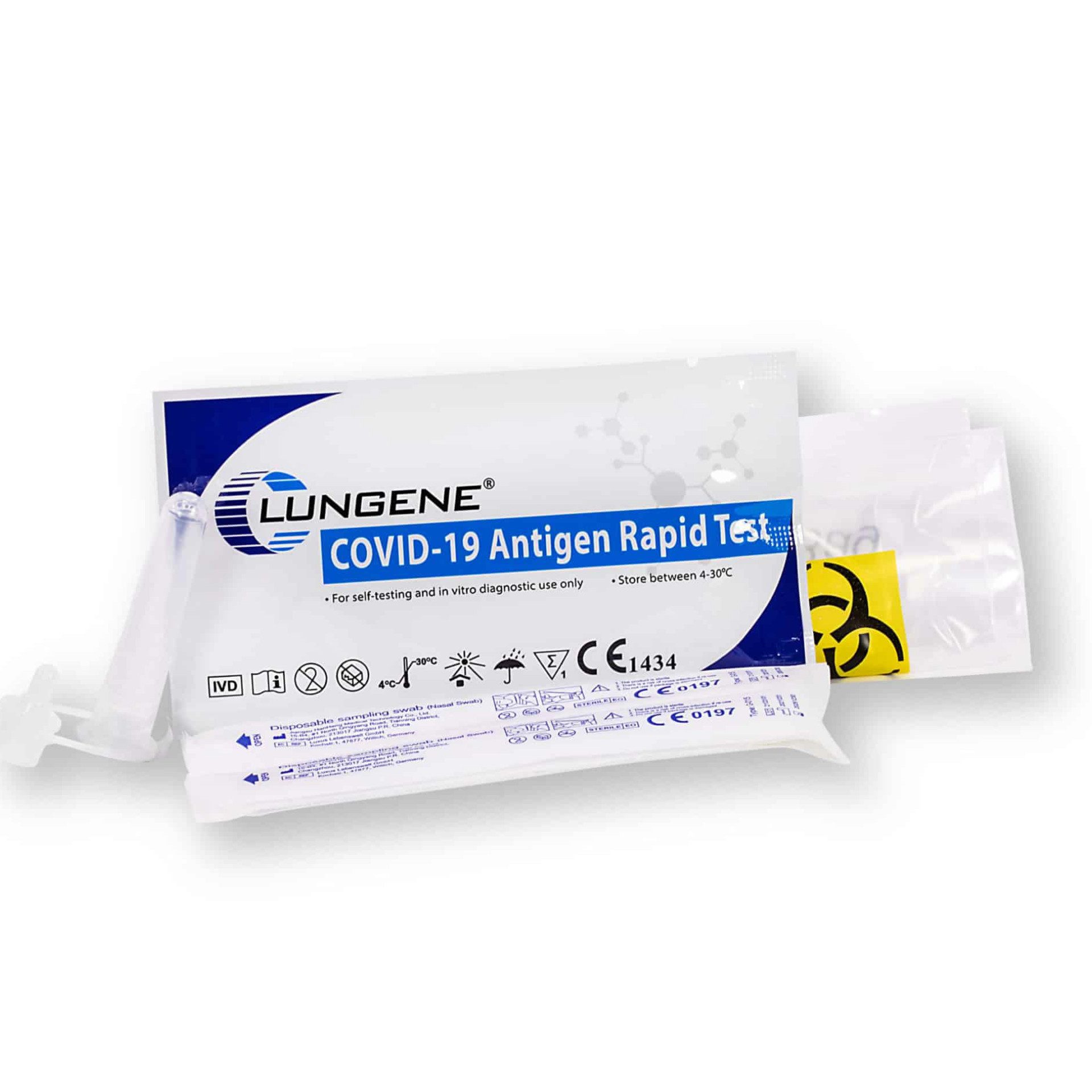 Influenza-Schnelltest Clungene 1er Laientest MHD 11/25