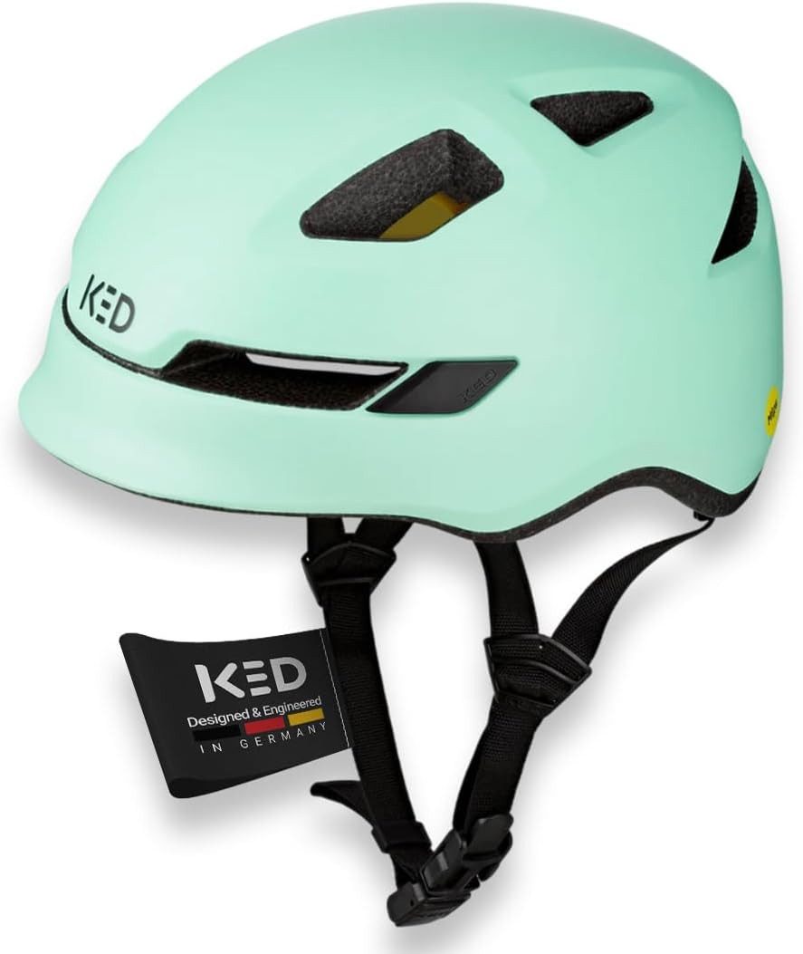 KED Fahrradhelm Pop II Lite Kinderhelm, Mit Ultraleichtem Design Und Sicherem K-FIT System