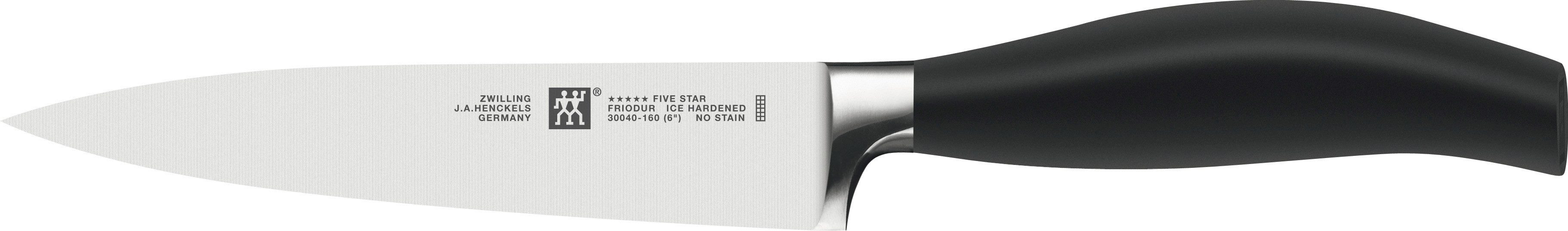 Zwilling Messer-Set ***** FIVE STAR (Set, 3-tlg., 1 Spickmesser (10 cm), 1 Fleischmesser (16 cm), 1 Kochmesser (20 cm), Made in Germany, Sonderschmelze, Ergonomisch, 3-tlg.