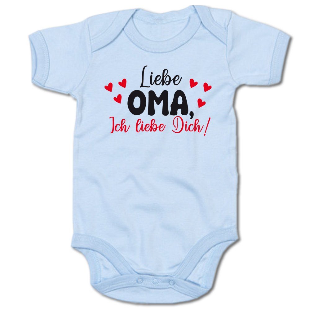 Kurzarmbody Liebe Oma, ich liebe Dich!