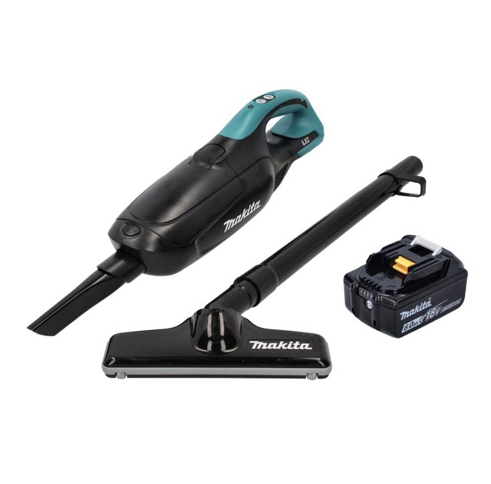 Thumbnail - Makita Staubabsauger DCL 182 G1 B Akku Staubsauger 18 V Schwarz + 1x Akku 6,0 Ah - ohne La