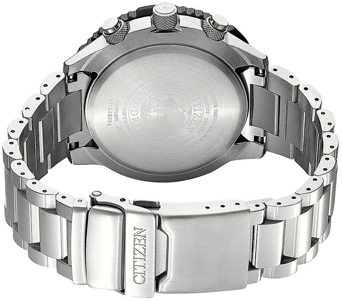 Citizen Funkchronograph Promaster Sky CB5001-57E, Armbanduhr, Herrenuhr, Solar, Stoppfunktion, bis 20 bar wasserdicht – Bild 4 von 4
