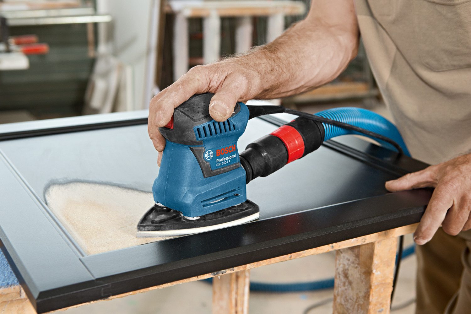 Bosch Professional Schwingschleifer »GSS 160 Multi«, L-BOXX 136 mit umfangreichem Zubehör