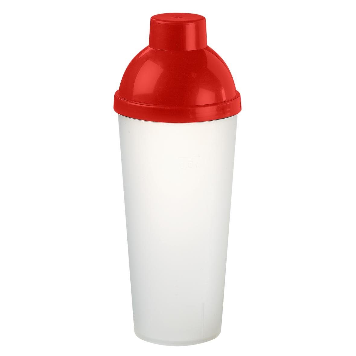 Protein Shaker LAGOON auslaufsicherer Fitness shaker 500 ml mit Deckel