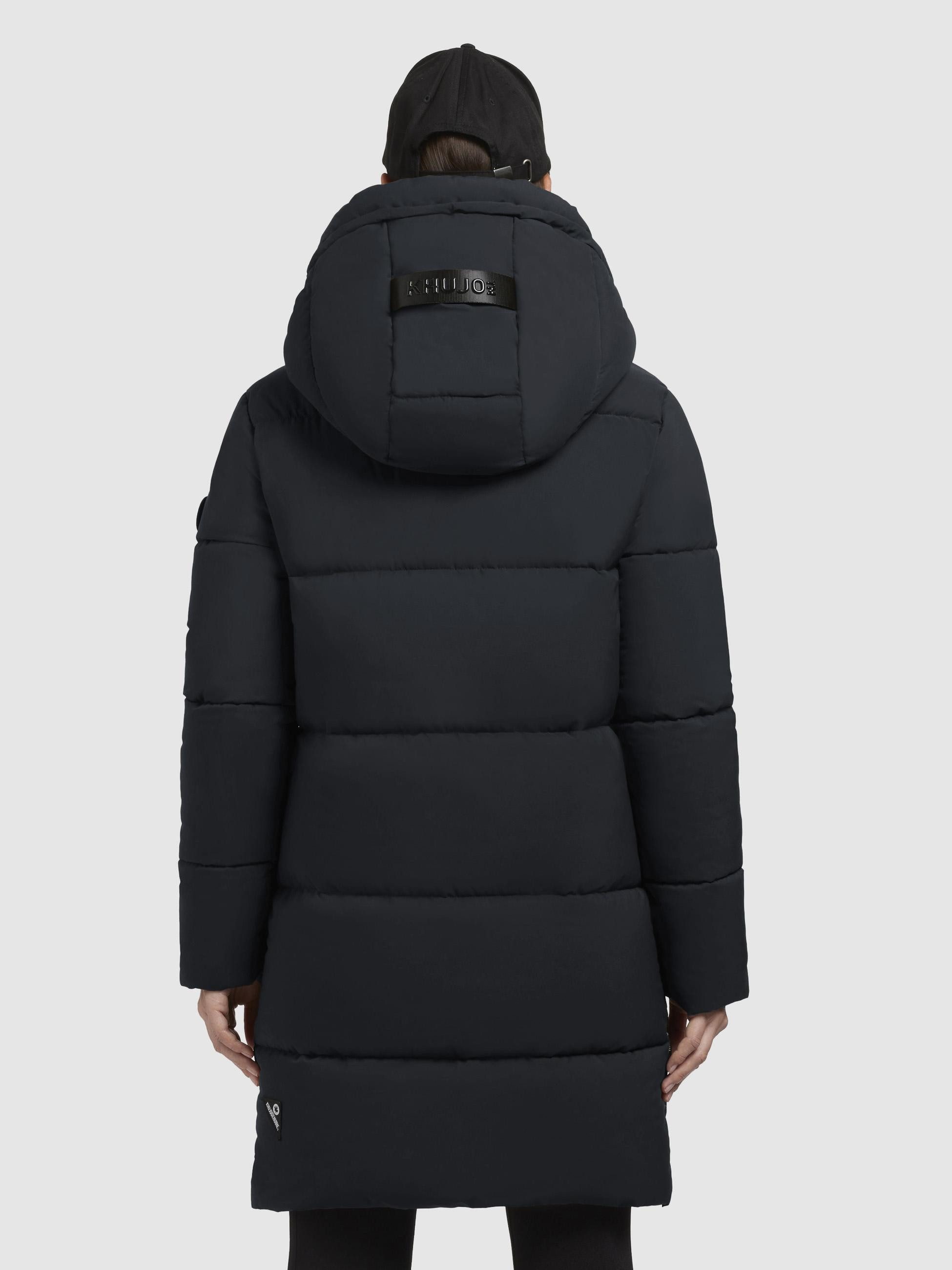 khujo Steppmantel Haya Matt-YM Warmer gesteppter Damen Kurzmantel