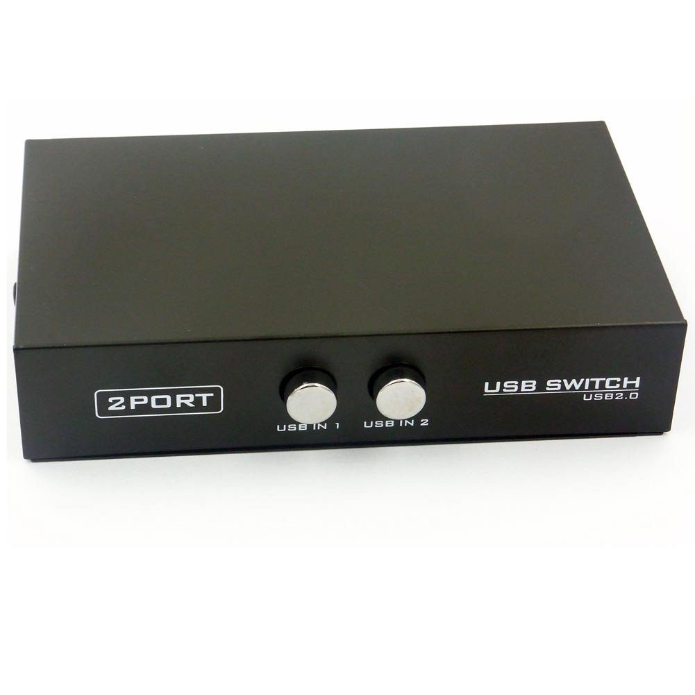 2 Port Fach USB 2.0 Sharing Switch Umschalter Schaltkasten Switch Netzwerk-Switch