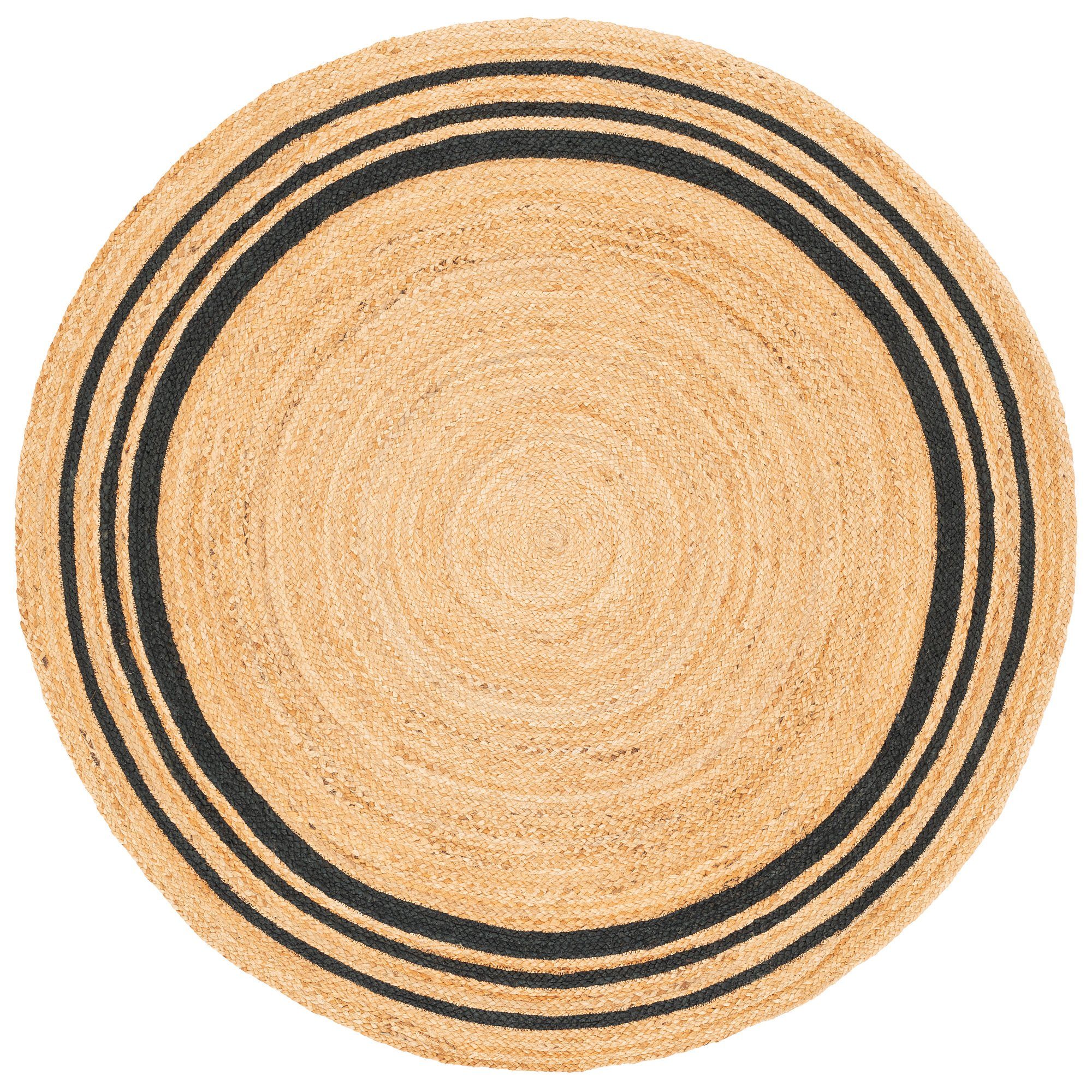 Pergamon Sisalteppich Naturfaser Teppich Jute Salsa Streifen Rund, Rund, Hö günstig online kaufen