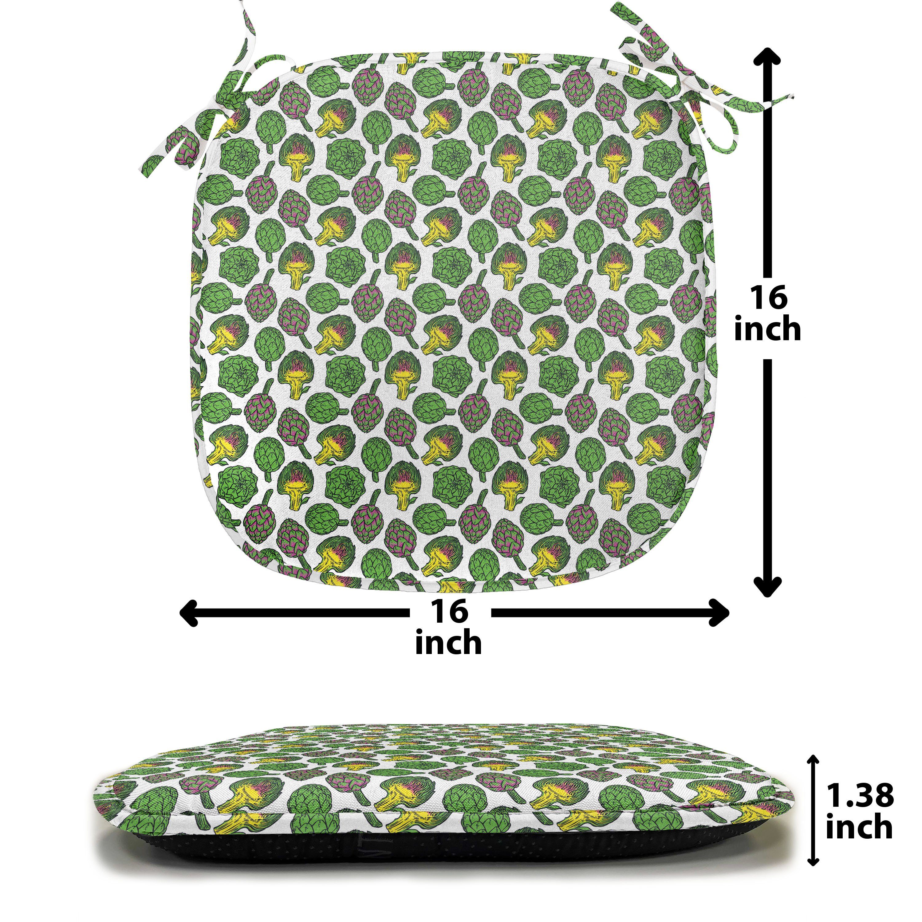 Kochen Essen Küchensitze, Abakuhaus Riemen für Stuhlkissen Essen wasserfestes mit Kissen Artischocke Dekoratives