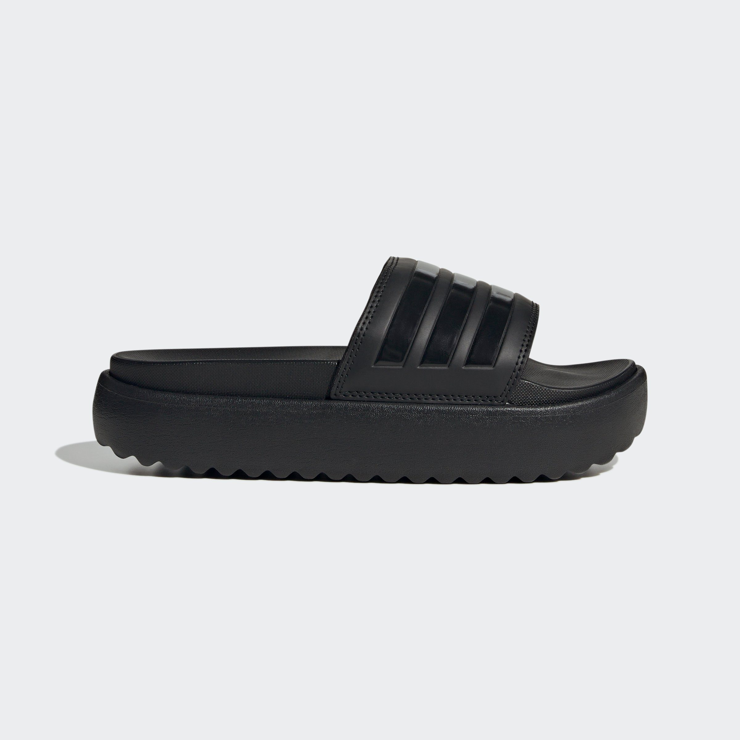 adidas Sportswear PLATFORM ADILETTE Badesandale Black Core / Core / Core Black Black