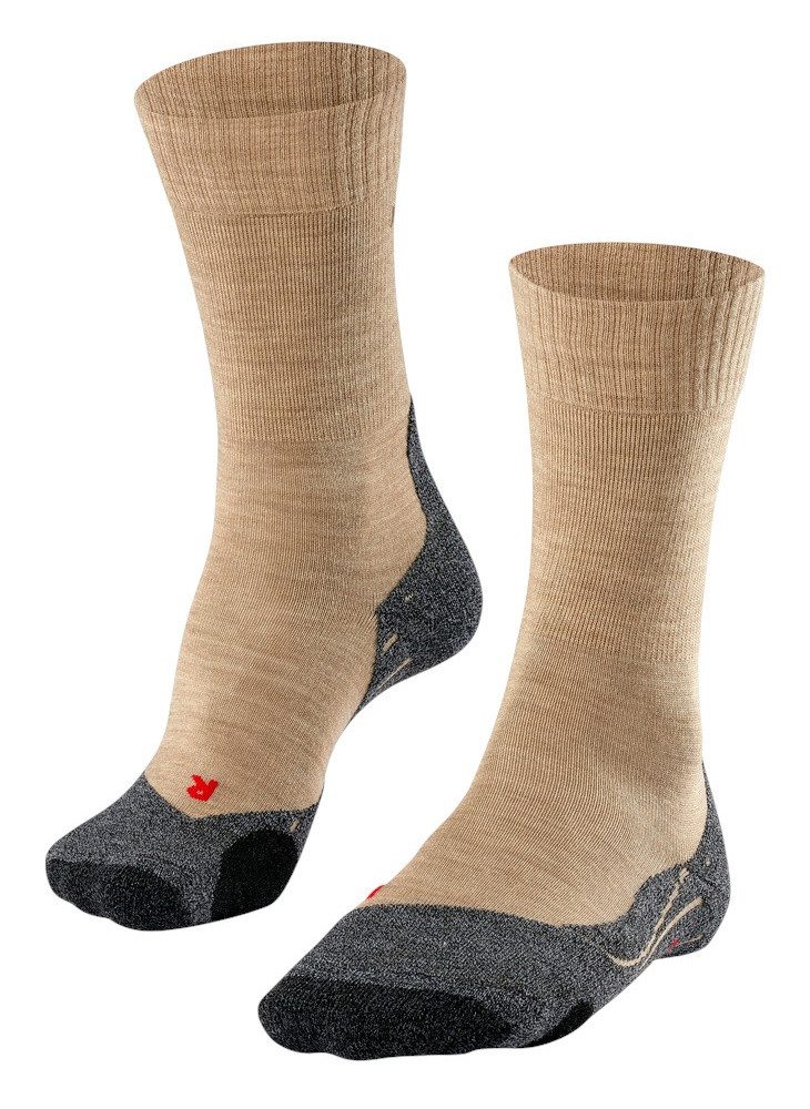 FALKE Wandersocken TK2 (Merinowolle, für leichtes Gelände) beigebraun Herren - 1 Paar