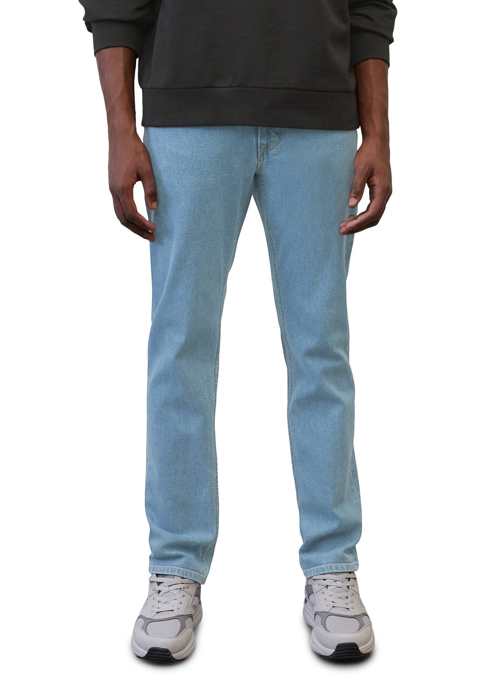 Marc O'Polo 5-Pocket-Jeans aus mittelblau Bio-Baumwolle-Mix