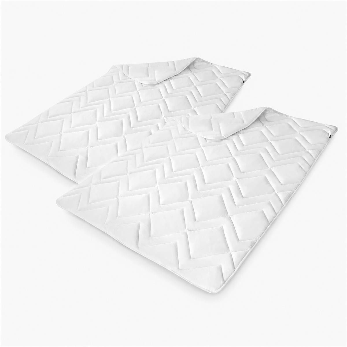 SEI Design Microfaserbettdecke 2-er Pack Mikrofaser Bettdecke Steppdecke Winter 135x200, Füllung: Polyester, Bezug: 100% Mikrofaser, kochfest