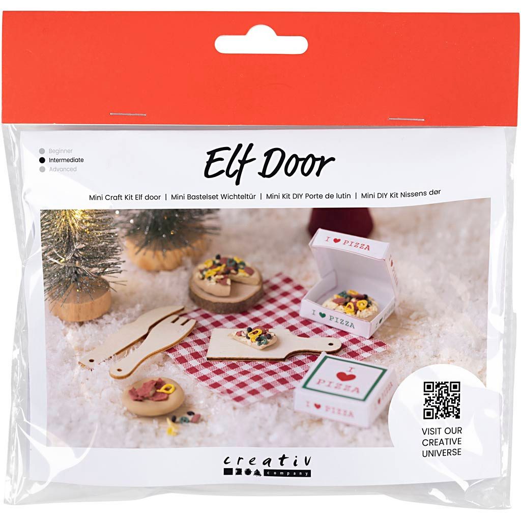 creativ company Adventskalender Creativ Company DIY Sets Miniaturen Mini Kreativ Set Wichteltür, Pi...