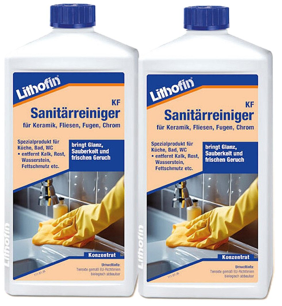 Lithofin Lithofin KF Sanitärreiniger 2 x 1 Liter Sanitärreiniger