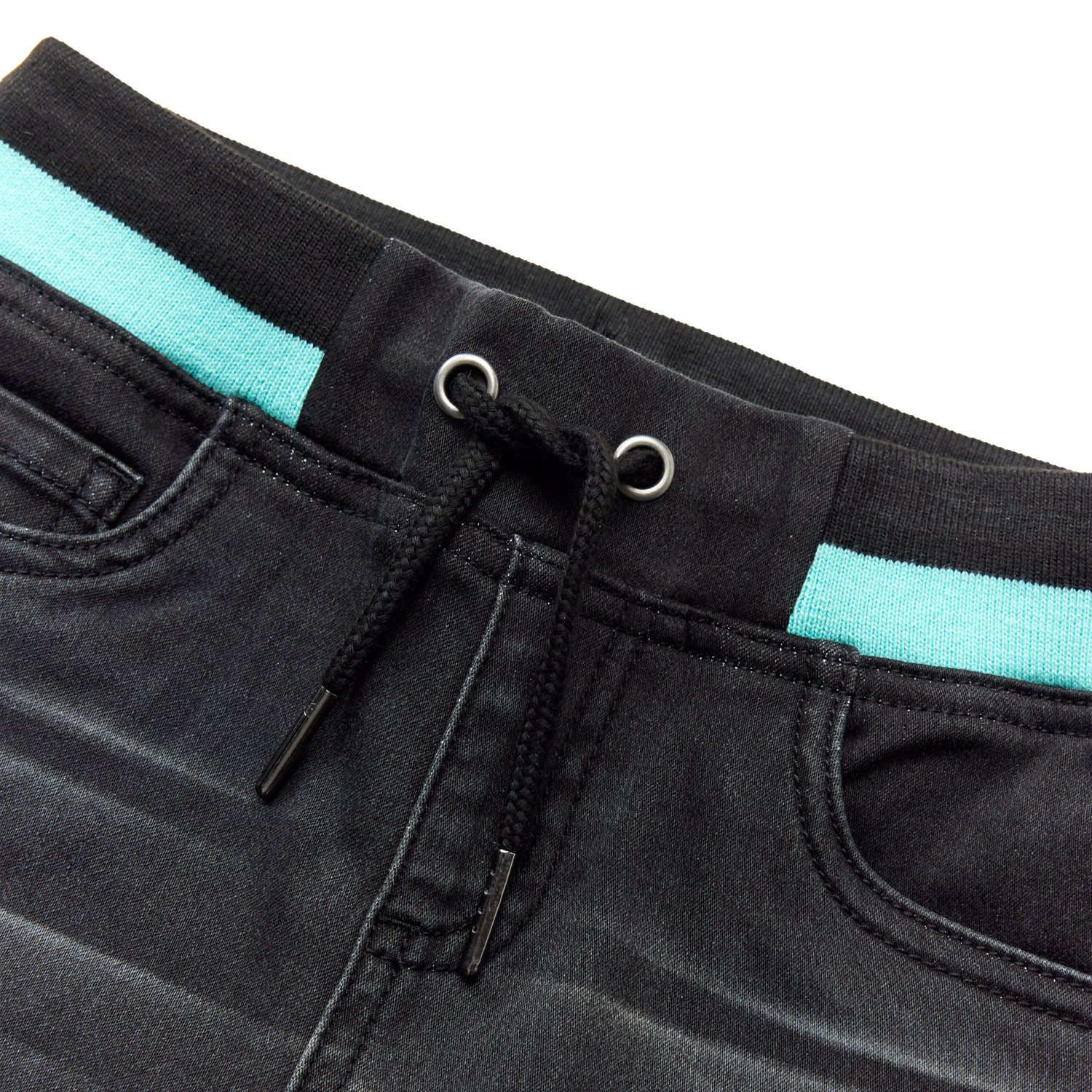 JAKO-O Bequeme Jeans JAKO-O Kinder Bequemhose Jeansoptik, black denim