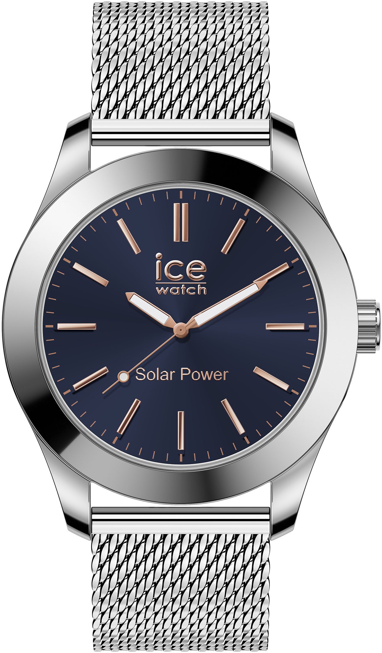 ice-watch Solaruhr ICE steel - Medium - SOLAR 3H 023794, Armbanduhr, Herren günstig online kaufen