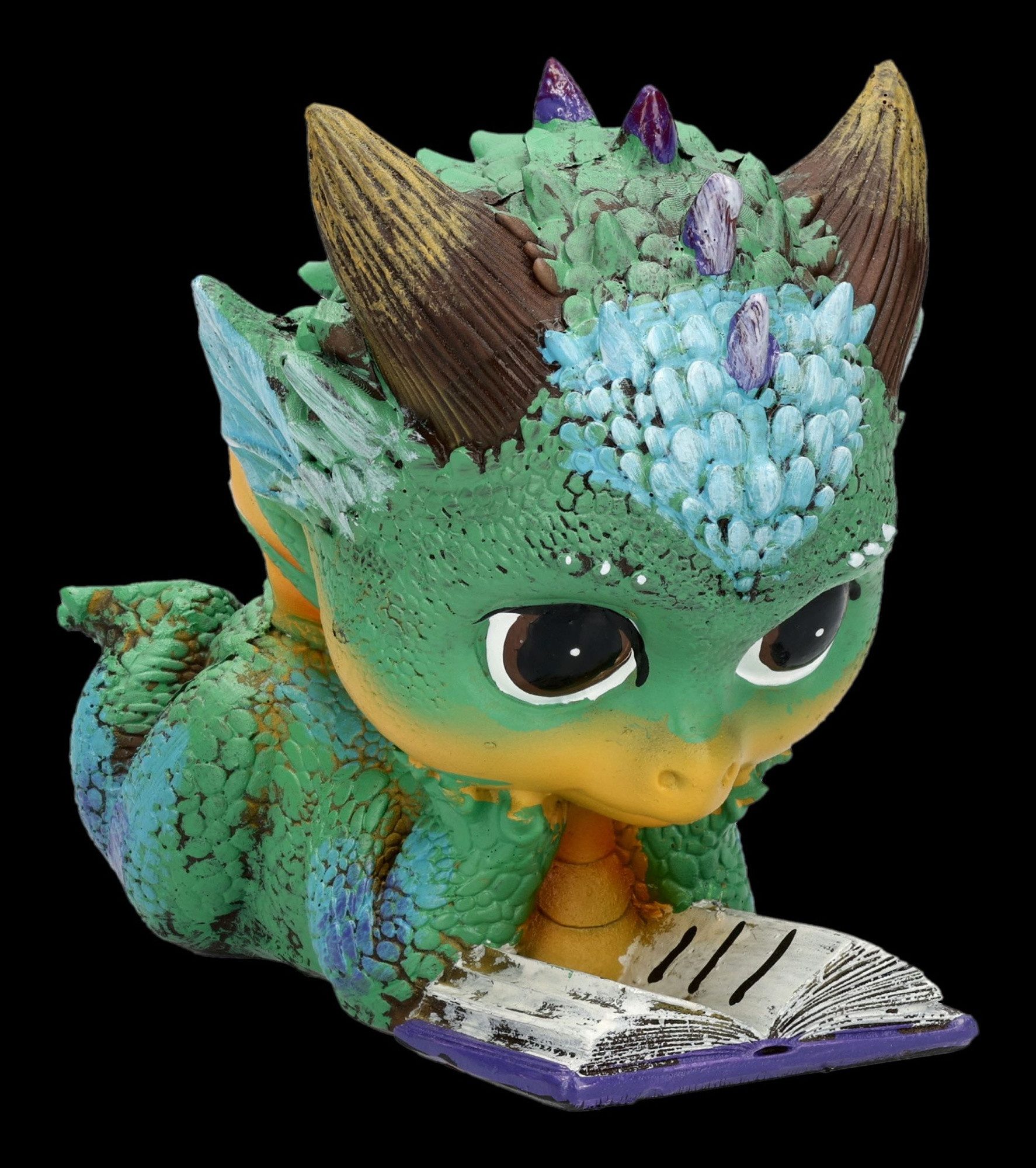 Figuren Shop GmbH Fantasy-Figur Drachen Figur Baby – Fantasy Sammlerfigur Mini Drache 7 cm Dekofigur