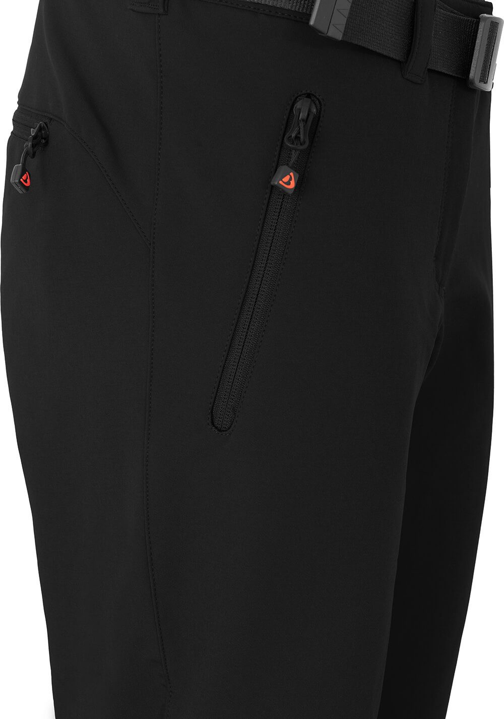 Bergson Outdoorhose KEITA Damen Winter Softshellhose, warm, Innenfleece, recycelt, Normalgrößen