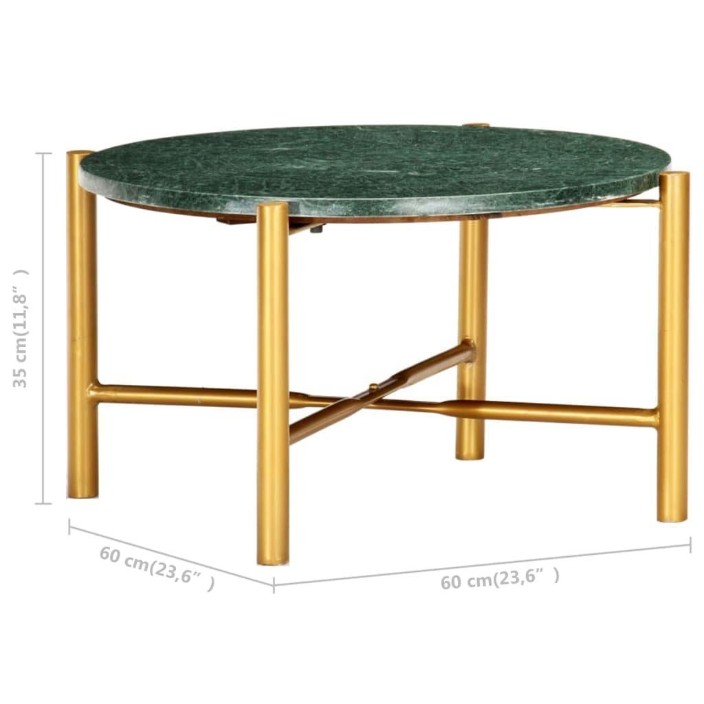 vidaXL Couchtisch (1-St) in Couchtisch Grün Grün cm Echtstein Grün 60×60×35 | Marmoroptik