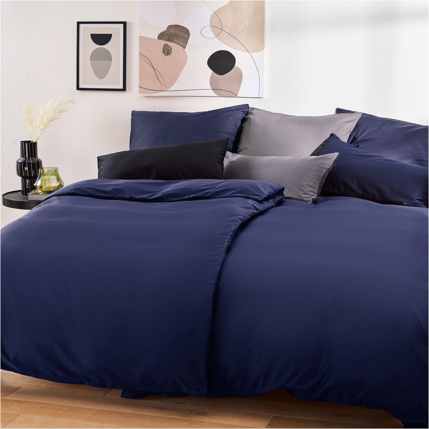 Bettwäsche Oeko Tex Zertifizierte Mako Satin Bettwäsche 100% Baumwolle