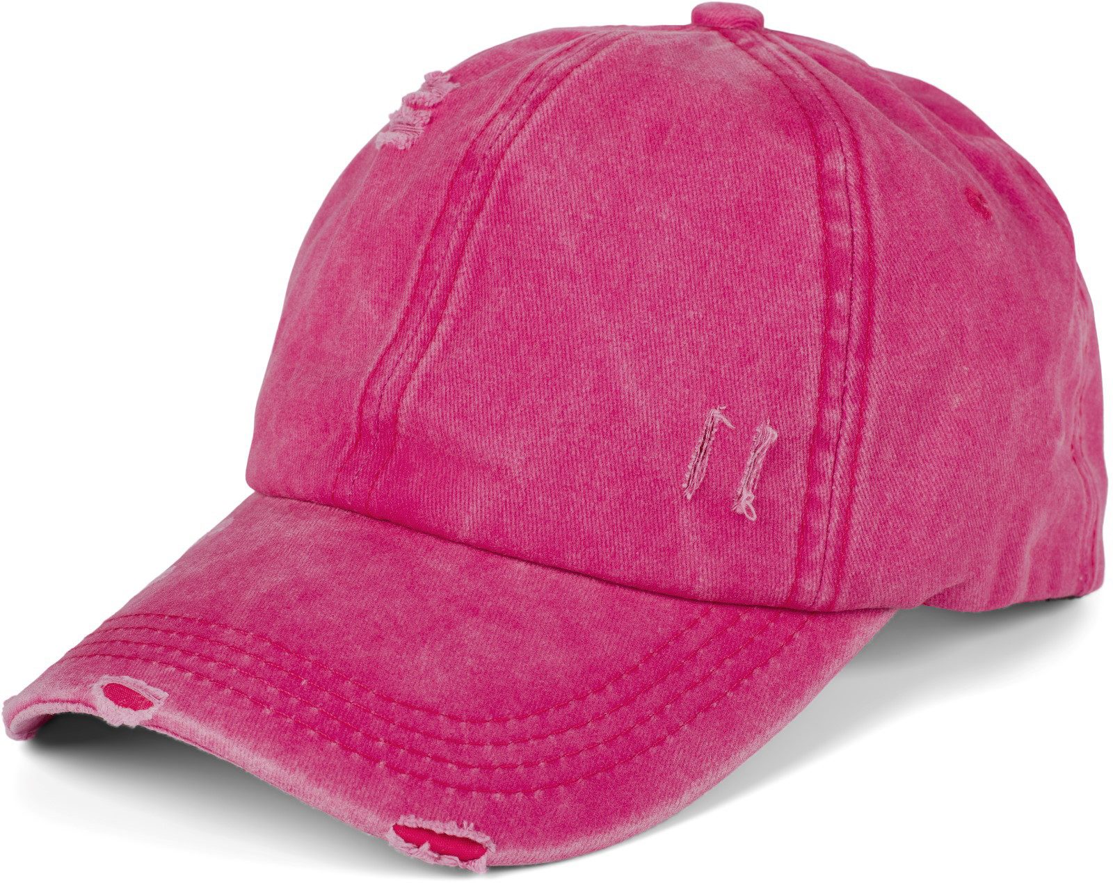 styleBREAKER Baseball Cap Ponytail Baseball Cap Used Look (1-St)