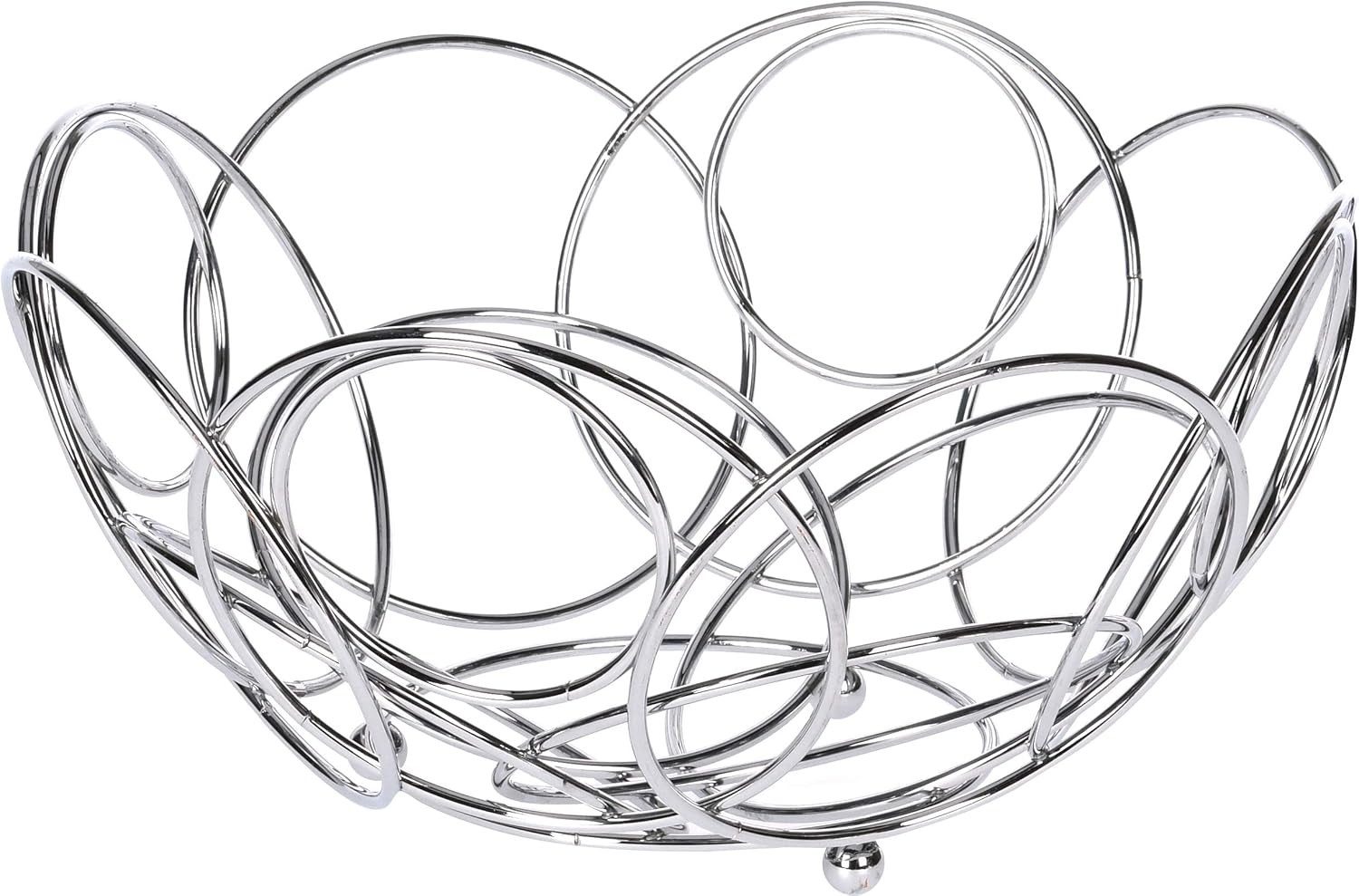 mucHome Obstschale Obstkorb aus Eisen ⌀26,5cm Obstschale Küchenschale Dekoschale