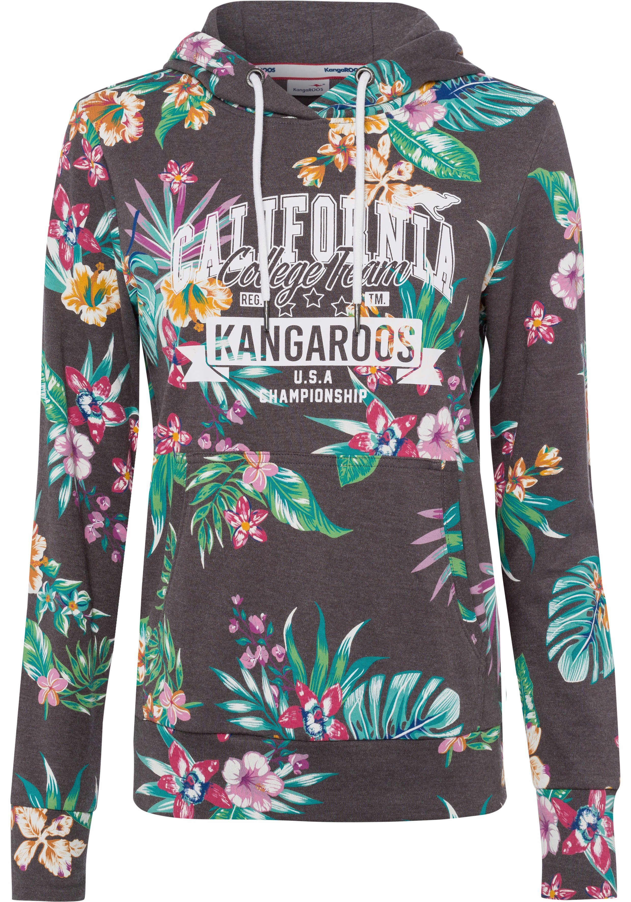 KangaROOS Kapuzensweatshirt Langarm, figurumspielender Schnitt, aus Interlockmaterial. Reduzierter Preis € 30,99. Unverbindliche Preisempfehlung € 42,99, (€ 30,99 pro 1 Stk)