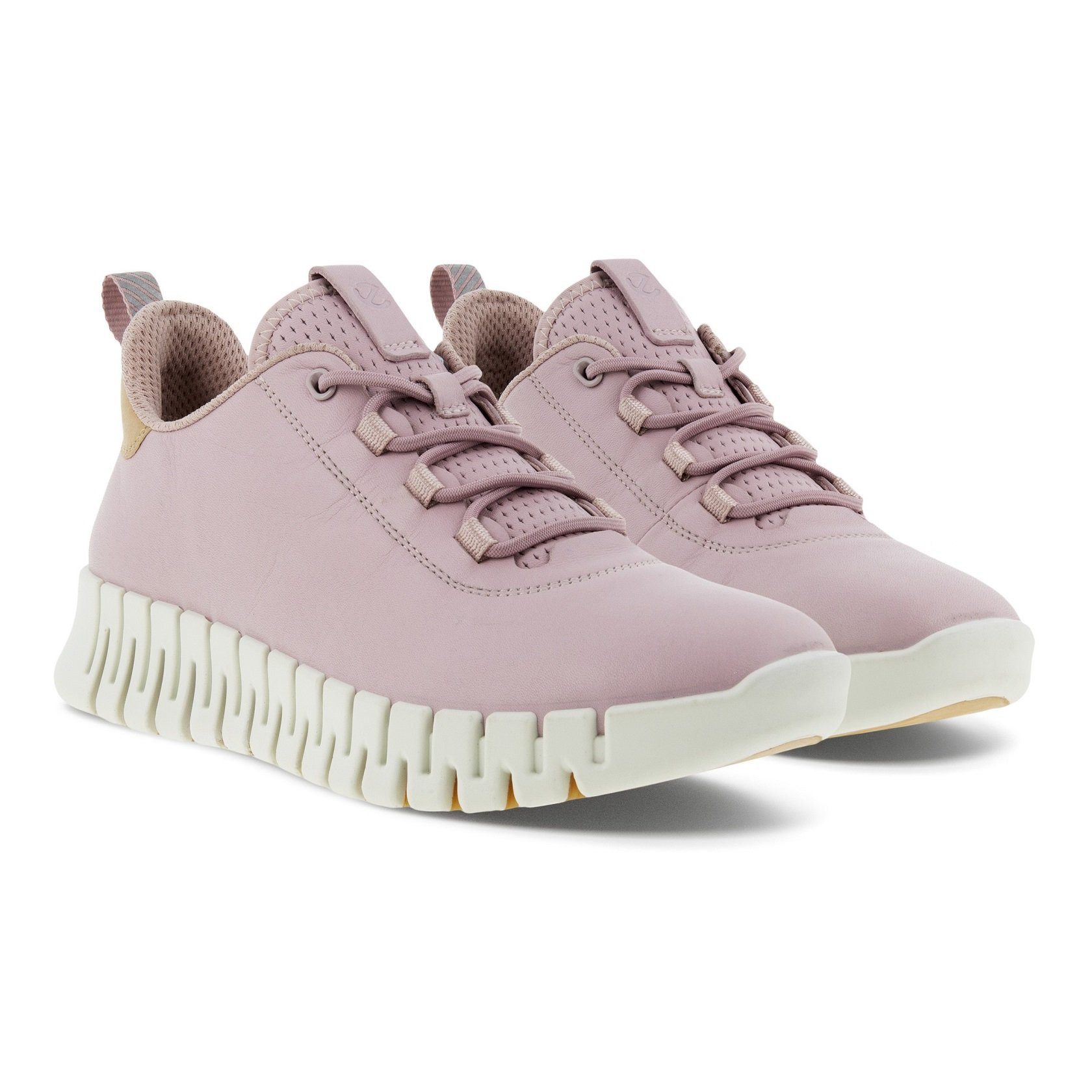 Ecco Gruuv Lea (weiches Nappaleder) pinkviolett Damen Sneaker