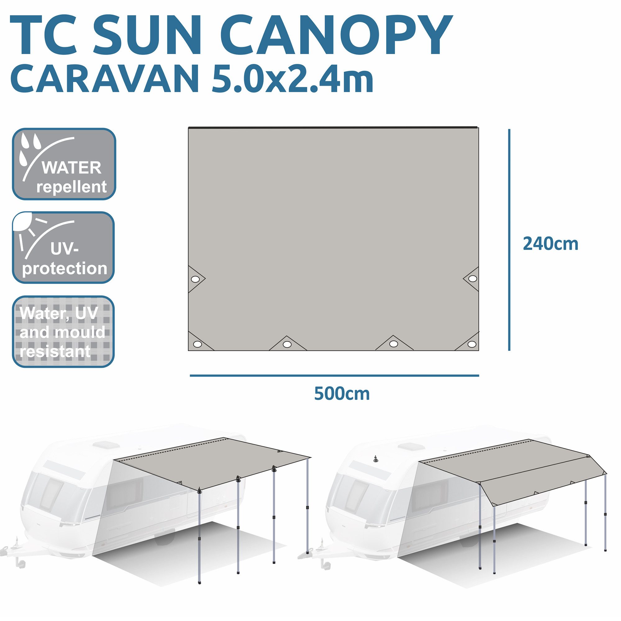 yourGEAR Sonnensegel your GEAR Caravan Tarp günstig online kaufen