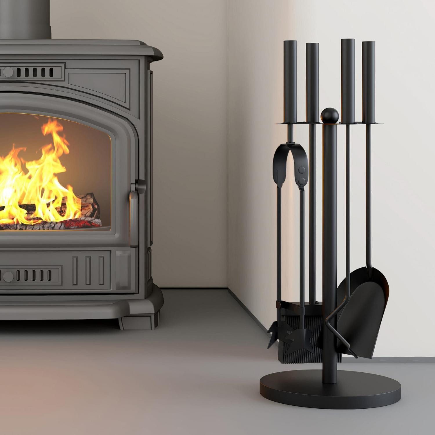 LuxusKollektion Kamingarnitur 5-teiliges Kaminbesteck Set, (1-St)