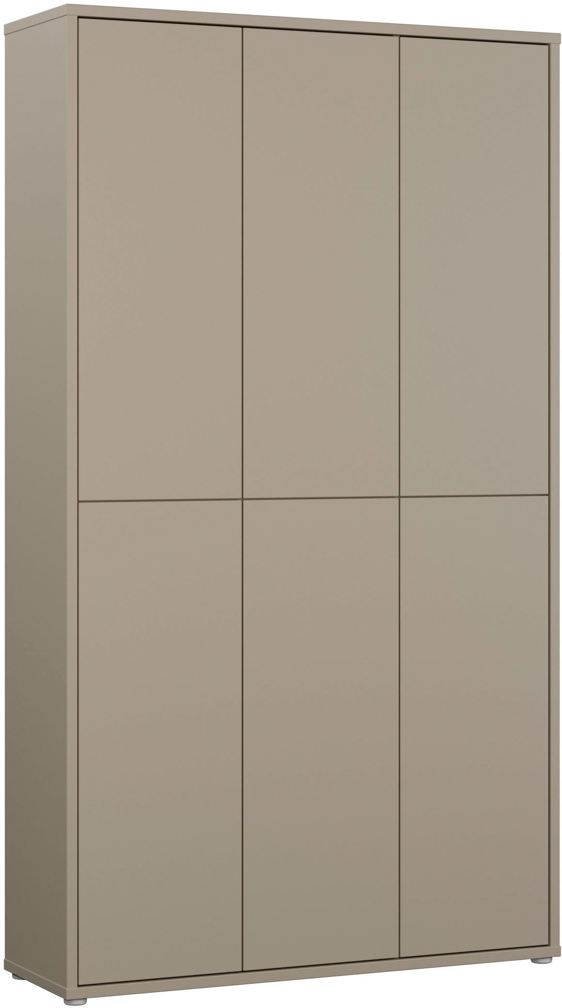 FORTE Schuhschrank Alice Springs, Schuhschrank, B/H/T 109,2/191,9/34,9 cm, 36 Paar Schuhe (B/H/T 109,2/191,9/34,9 cm) Stauraumschrank, Mehrzweckschrank, (B/H 109cm x 192cm), mit 16 Böden