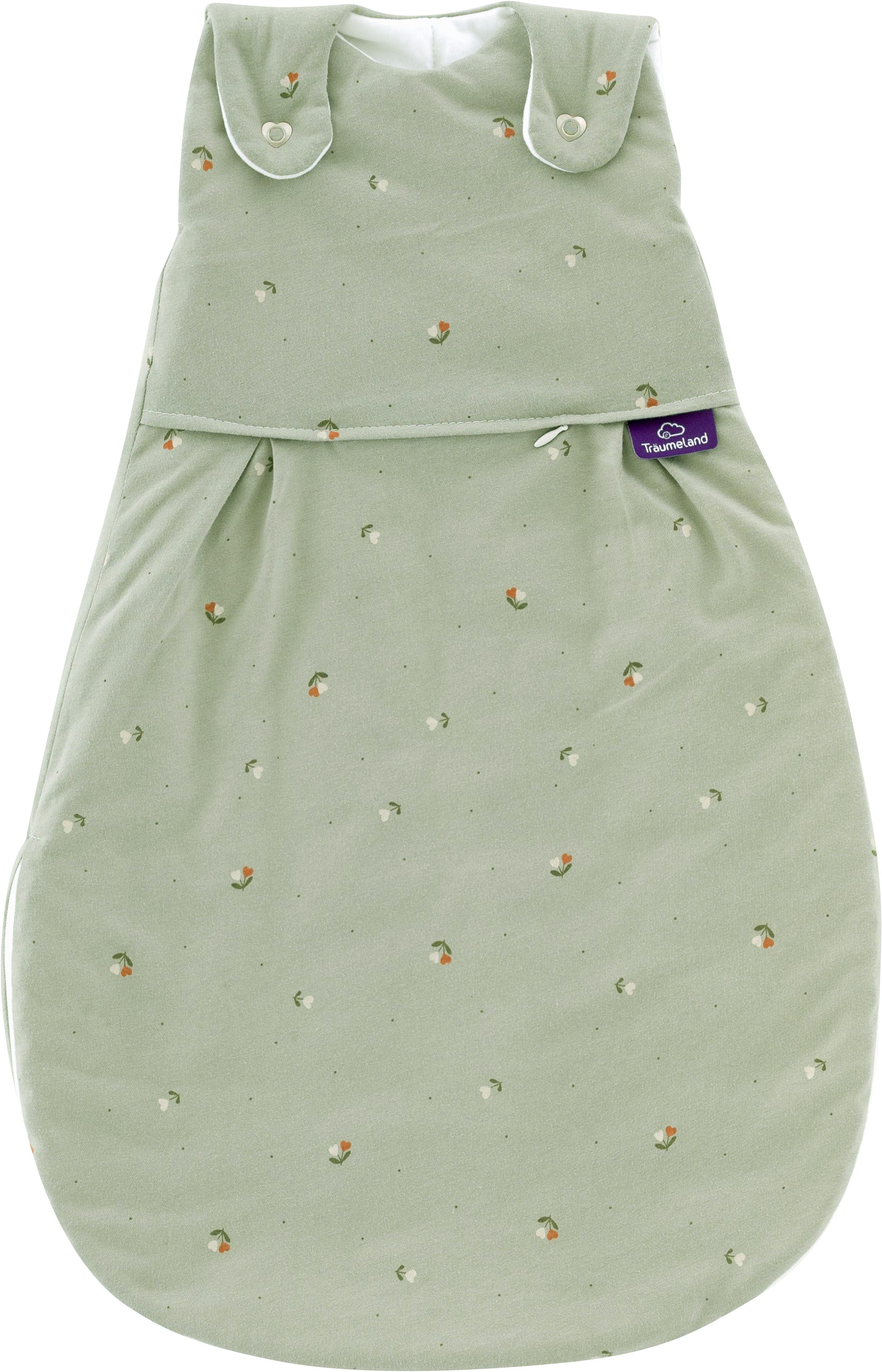 Babyschlafsack Außenschlafsack LIEBMICH Fiore grün