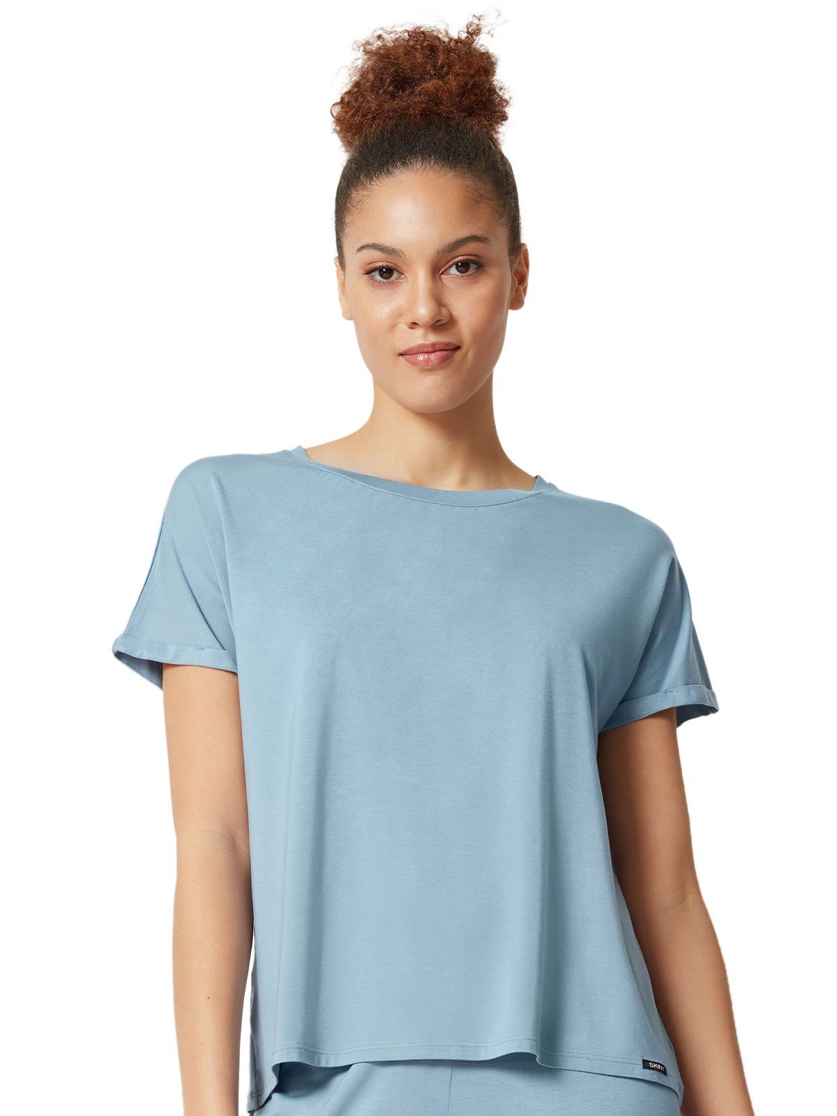 Skiny T-Shirt Damen Shirt kurzarm Night In Mix & Match (Stück, 1-tlg) -