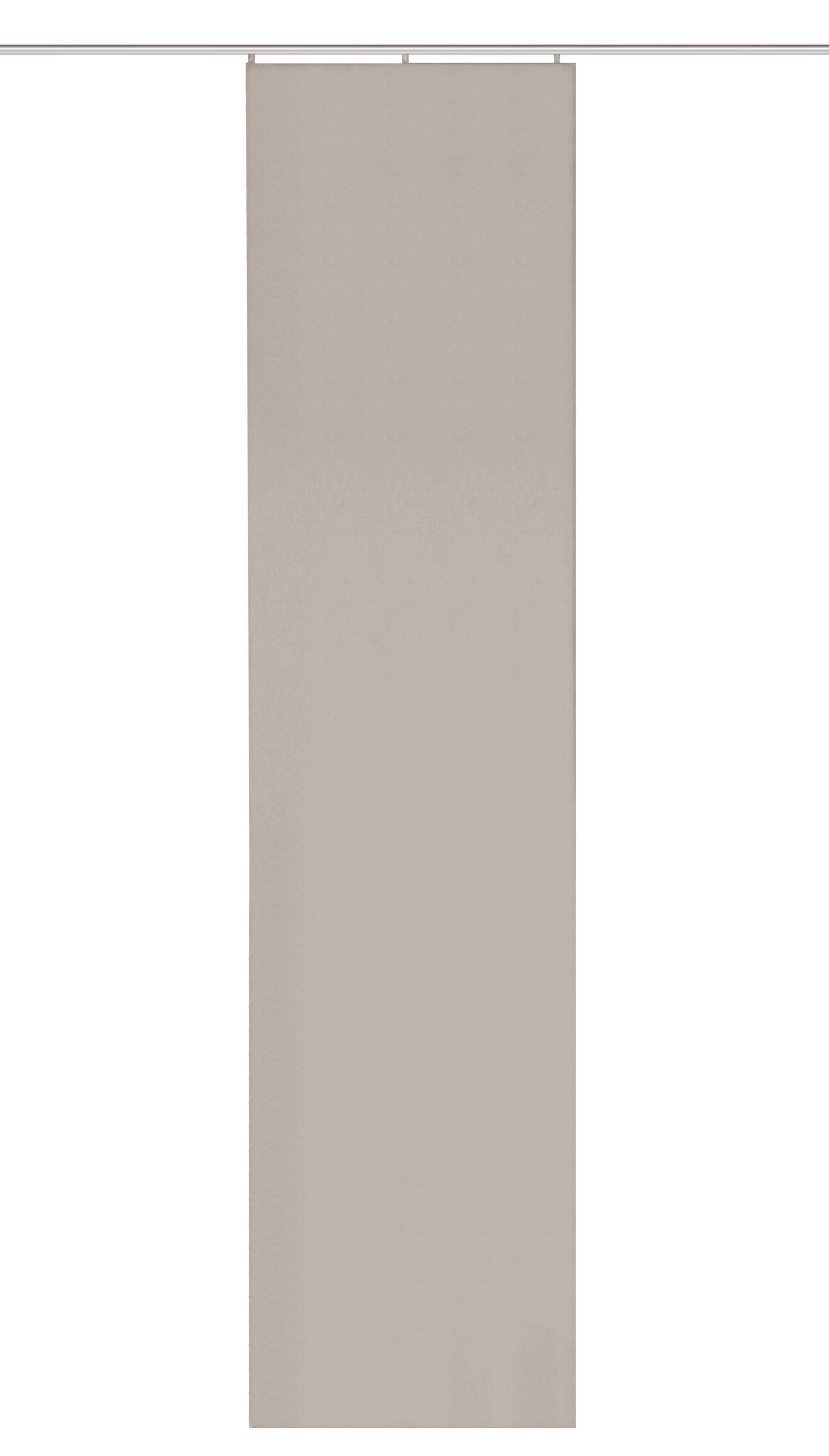 HOME WOHNIDEEN Schiebegardine 84860 Schiebegardine OXFORD blickdicht leinenstruktur Uni farbe 245x60 (1 St), Paneelwagen, blickdicht, 100% Polyester