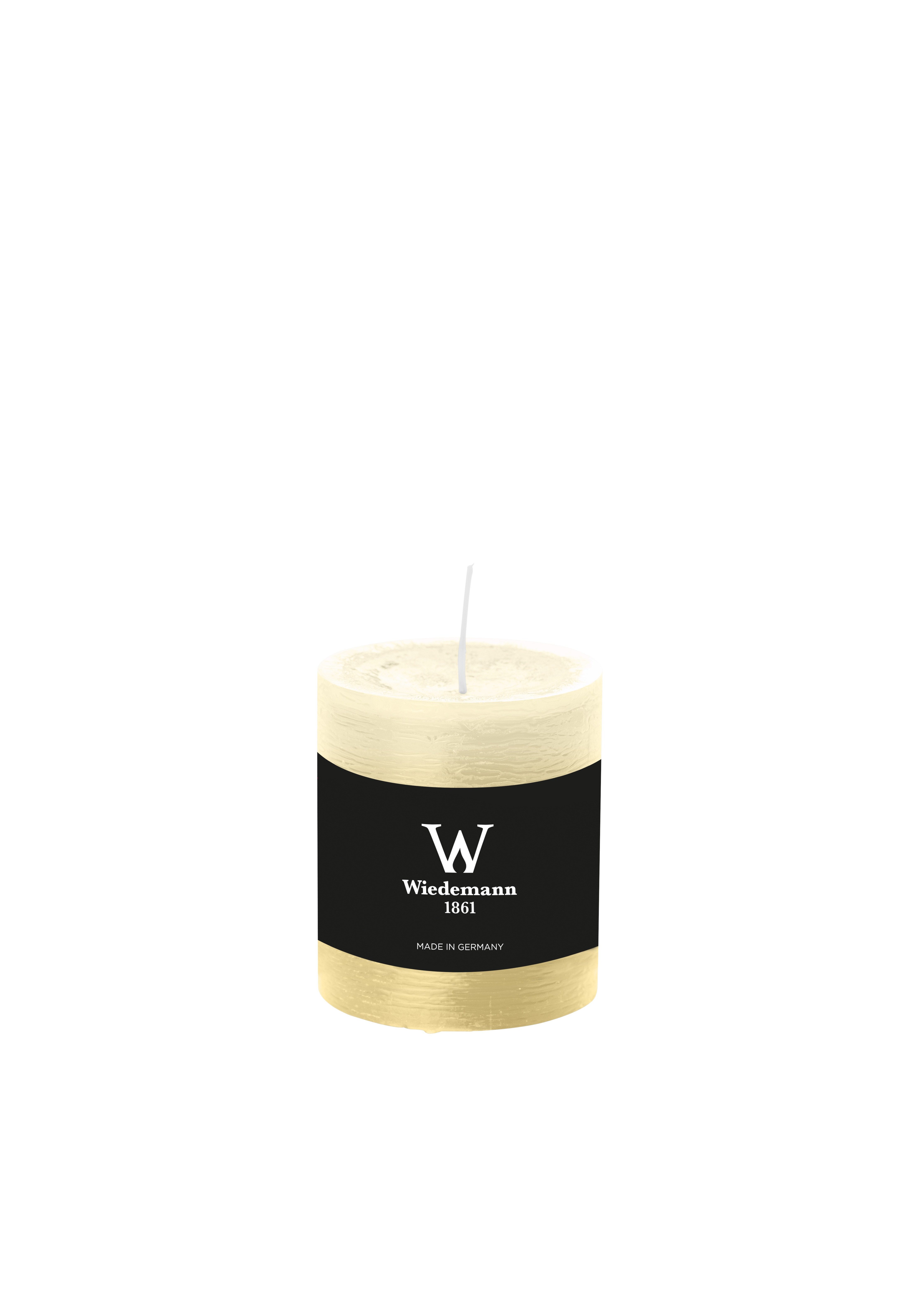 Wiedemann Rustic-Kerze Wiedemann MARBLE Rustic KERZEN, Размер 80x68 mm, durchgefärbt, ASF inkl., mit Banderole